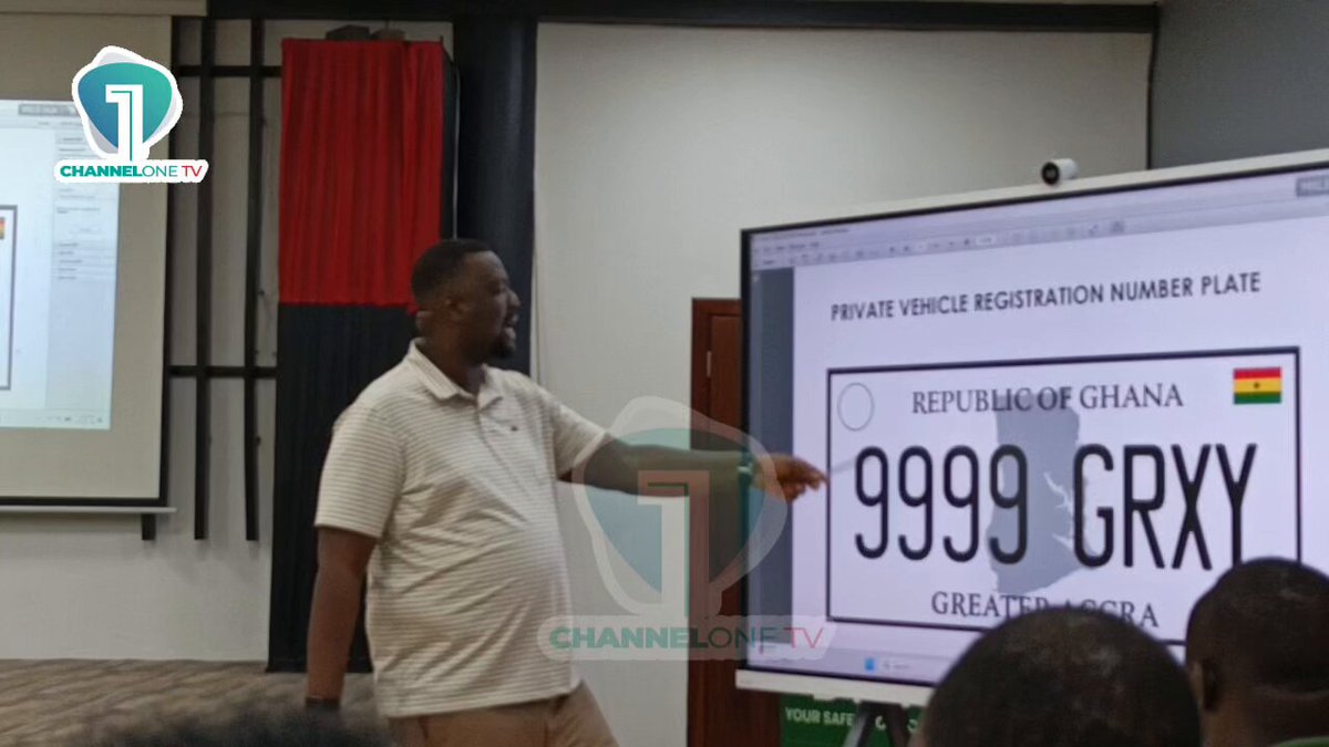 DVLA Chief Executive Officer, Julius Neequaye Kotey, says the Authority's new digital number plates will provide over six million unique registrations at each DVLA centre, eliminating the repetition of letters and numbers. #ChannelOneNews #CitiFM #GhanaNews #DVLA #DigitalNumberPlates