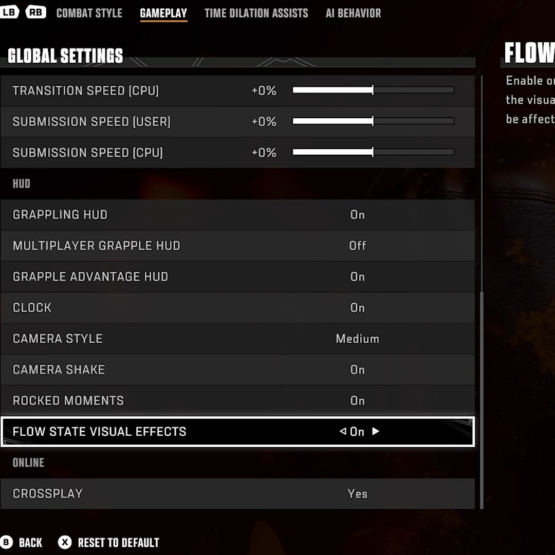 Coming July 15: a new Flow State Visual Effects toggle. Turn off Flow State visual and audio effects in online or offline play while keeping the mechanics exactly the same in #UFC6 Check out the full details on the toggle + more upcoming gameplay updates here: