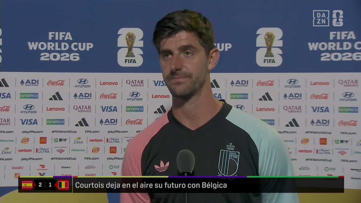 ¿Deja Courtois en el aire su continuidad con Bélgica? 🤔 #DAZNMundial