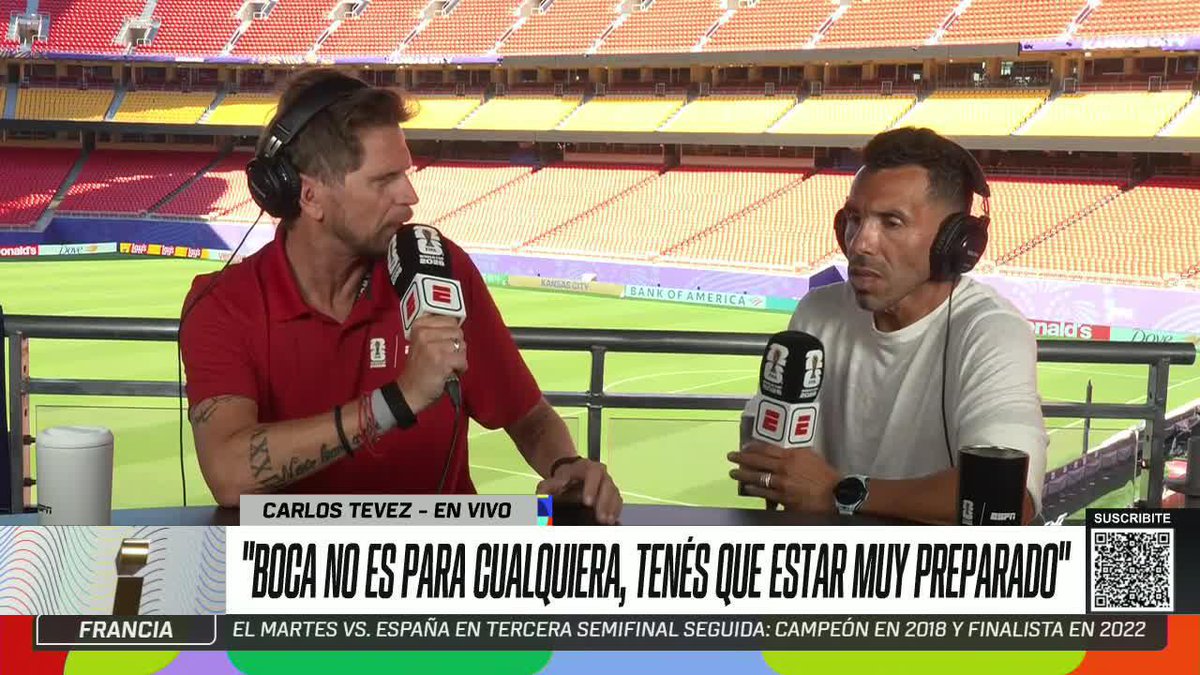 "DIFICILÍSIMO, CREO QUE ES EL MÁS DIFICIL" 🇨🇭 El Apache, Carlitos Tevez, analizó a SUIZA en la previa de los cuartos de final de la Copa del Mundo ⚡ #ESPNMundial 📺 Mirá los mejores partidos de la #FIFAWorldCup por ESPN, en el Plan Premium de #DisneyPlus