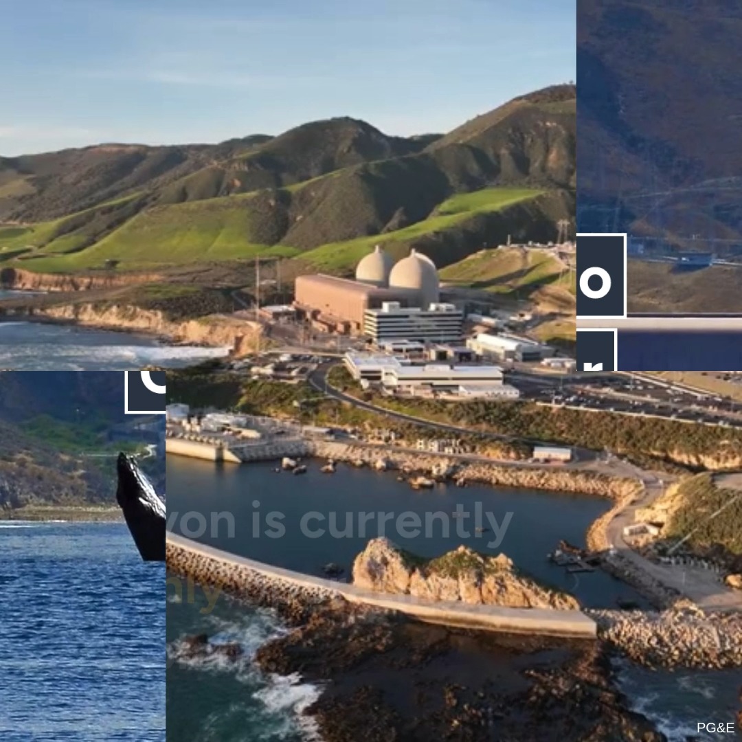 Meet Diablo Canyon 👋 It's currently the only operating nuclear plant in California and generates nearly 10% of the state’s power.