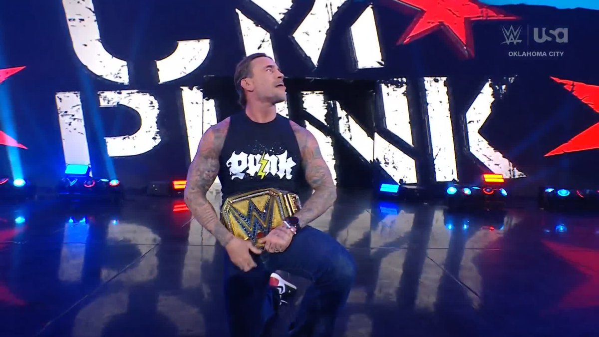 YOUR UNDISPUTED WWE CHAMPION CM PUNK HAS ARRIVED! 👏