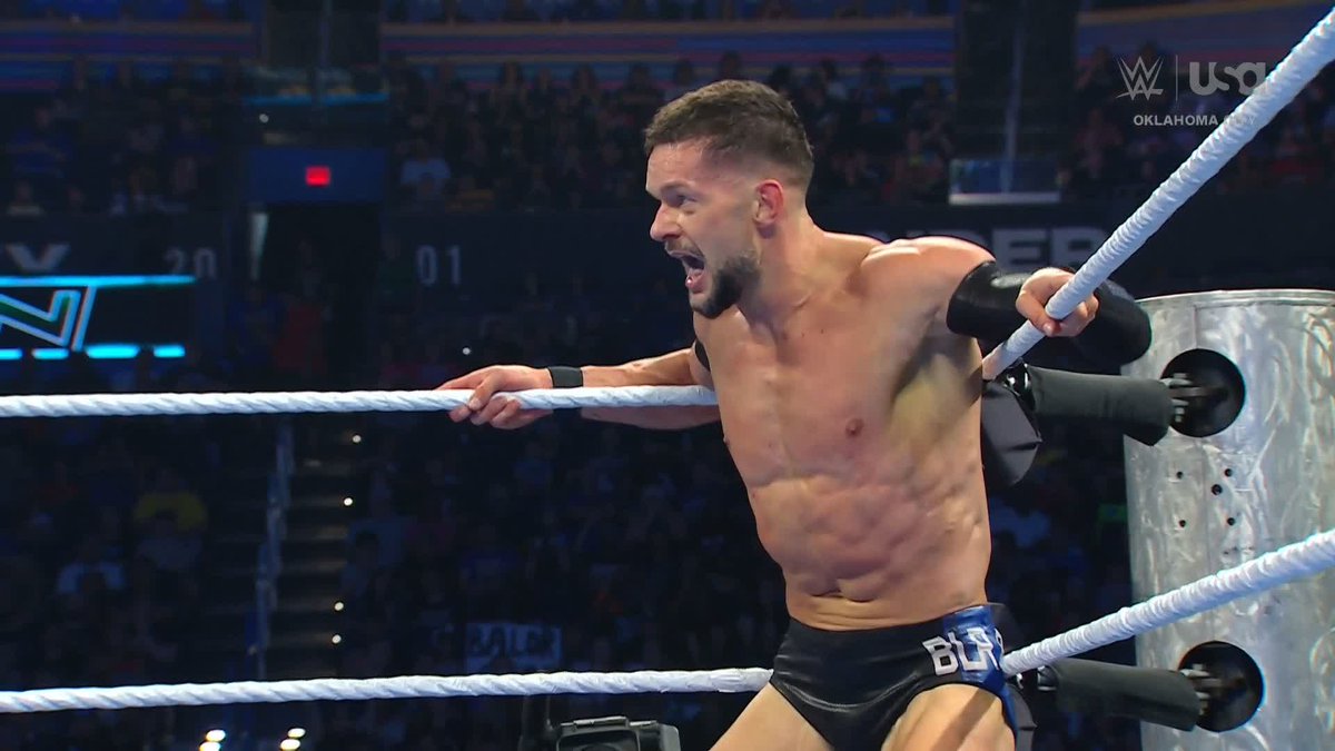 Talla was asking for it the whole match! Thank you for your service, Finn. 🙏