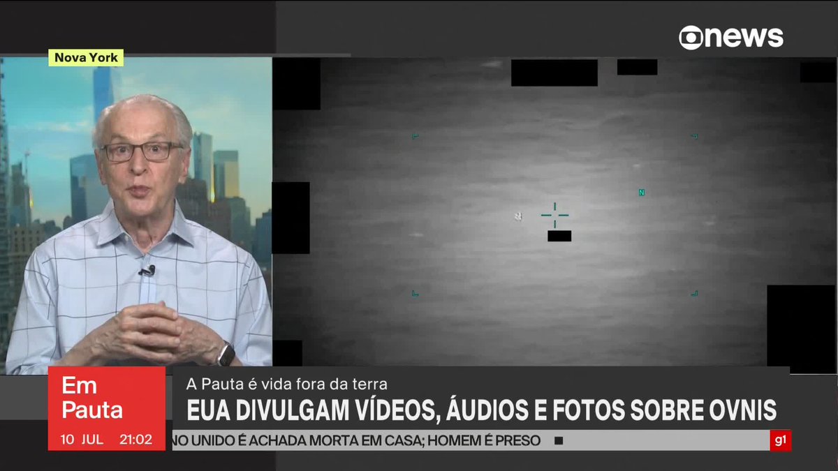 Pentágono libera 40 novos arquivos sobre OVNIs. Há vídeos, áudios e fotos entre os materiais. Saiba mais no #EmPauta. ➡ Assista à #GloboNews ao vivo: