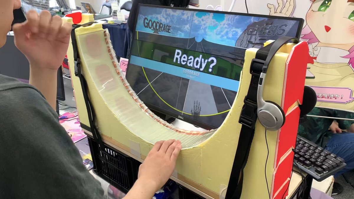 本日 #OGF2026 出展しております！ 本日からプレイ可能なGOODRAGEをプレイ！ 機材トラブルなどもありながら #Conductus なんとか準備完了！ 皆様のご来場お待ちしております！
