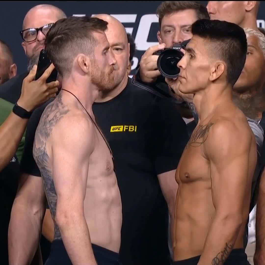 サンドヘイゲン×バティスタ 試合前日のフェイスオフ！ #UFC
