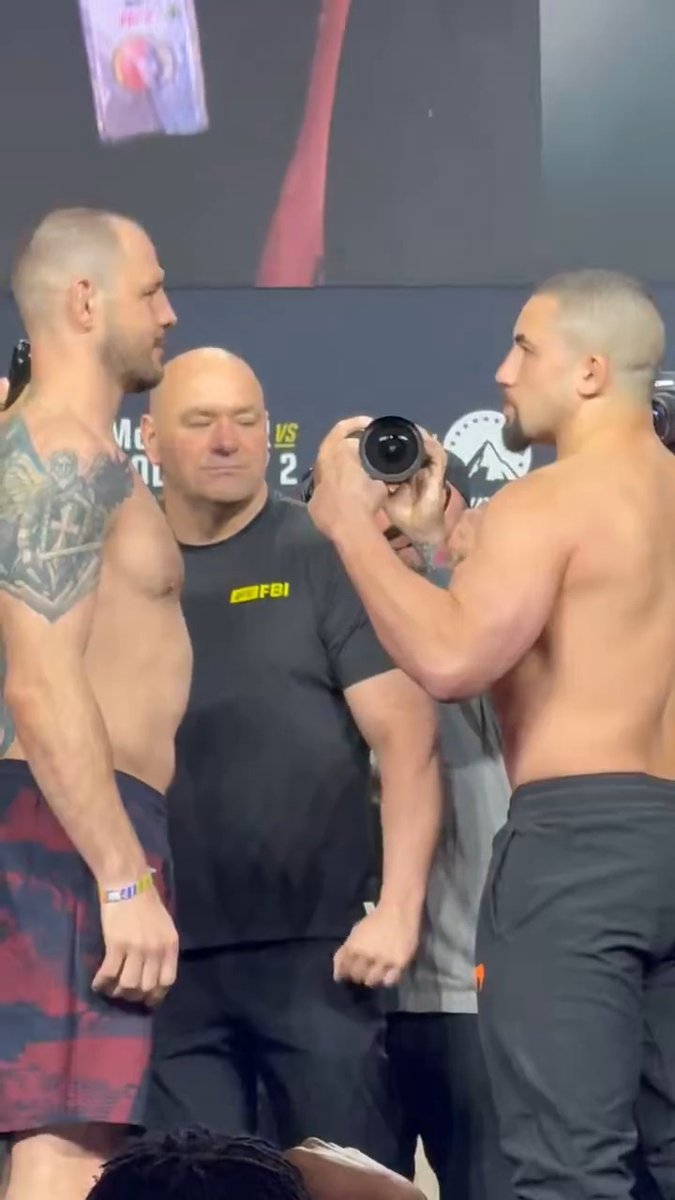 Robert Whittaker squares up with Nikita Krylov before his #UFC329 light heavyweight debut