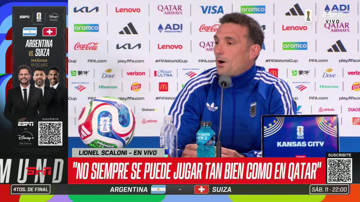 🚨🇦🇷 | "HAY GENTE QUE NO QUIERE QUE GANE ARGENTINA, ES NORMAL": Lionel Scaloni respondió a la campaña de desprestigio y difamación contra la Selección Argentina.