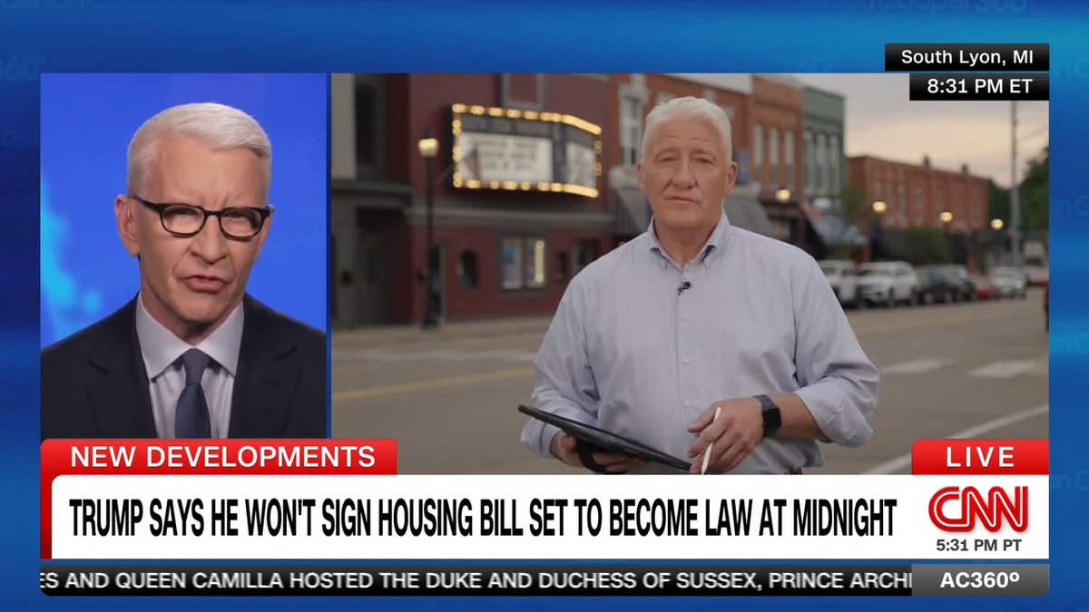 President Trump says he won’t sign the bipartisan housing bill set to become law at midnight. CNN Chief National Correspondent John King breaks down the effect that could have on vulnerable Republicans this November.