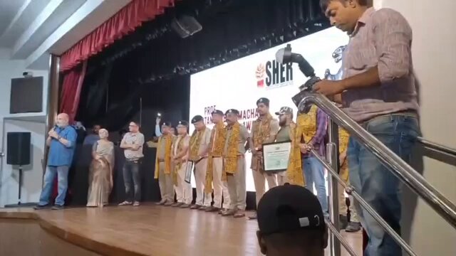 It got my attention after long because a very prominent NGO felicitated our teams in capital city yesterday for this epic operation. Field teams went to receive the honour.
