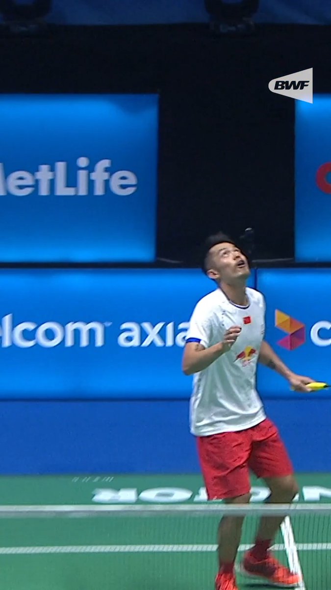The smash. The legend. Lin Dan. 🐐🏸 #badminton