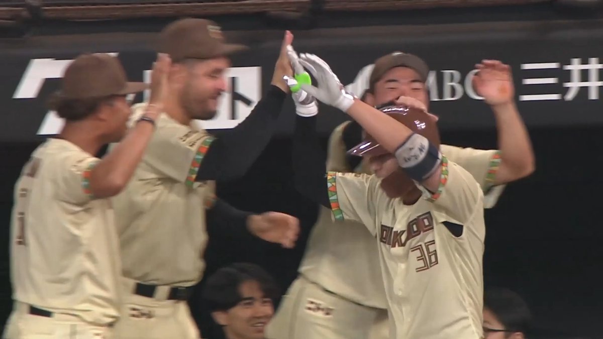 スタメン起用に応える価値ある一発💪 北海道日本ハム 宮崎一樹 選手のプロ初ホームラン㊗️ 水野達稀 選手も続く‼️2者連続本塁打🌈 第6号ソロ✨ 👇スマホ・テレビで試合観戦！