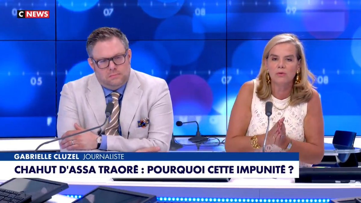 📺 « Va-t-il y avoir des poursuites et des condamnations après le chahut d’Assa Traoré ? Peu de monde ose en parler. Peut-être la crainte, une fois de plus, de se faire traiter de raciste par Thomas Portes. » Gabrielle Cluzel sur Face à l’Info (CNEWS)