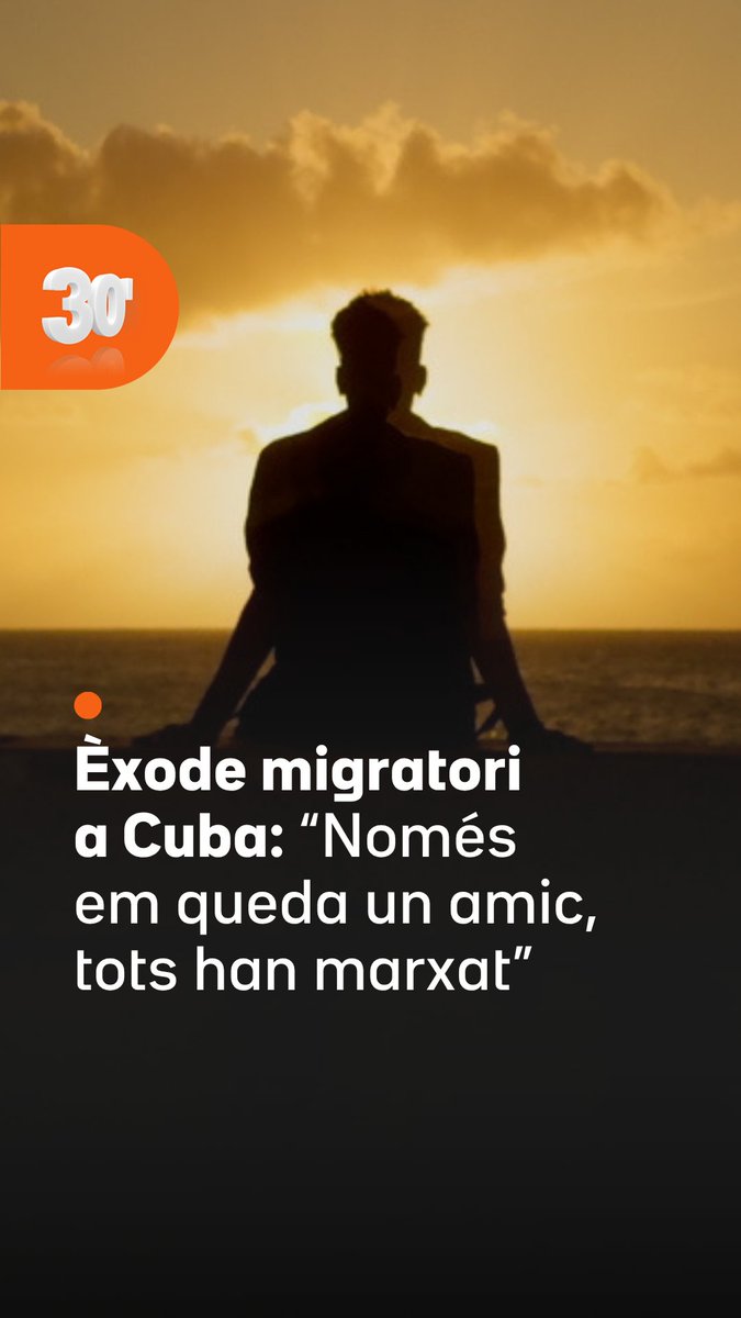 "D'amics de veritat, aquí només me'n queda un. Tots han marxat." John Carlos Hernández és un dels molts joves cubans que, a causa de la profunda crisi social i econòmica que viu el país, es planteja marxar-ne per prosperar #CubaFiUtopia3Cat #30minuts3Cat