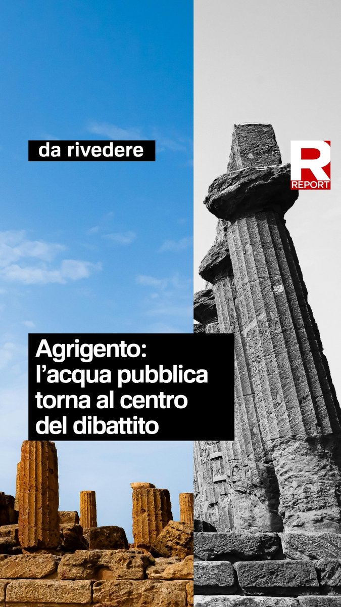 Ad Agrigento torna al centro del dibattito il tema dell'acqua pubblica. Una raccolta firme promossa da una forza politica locale chiede il ritorno alla gestione pubblica del servizio idrico. Rivedi "Un buco nell'acqua"
