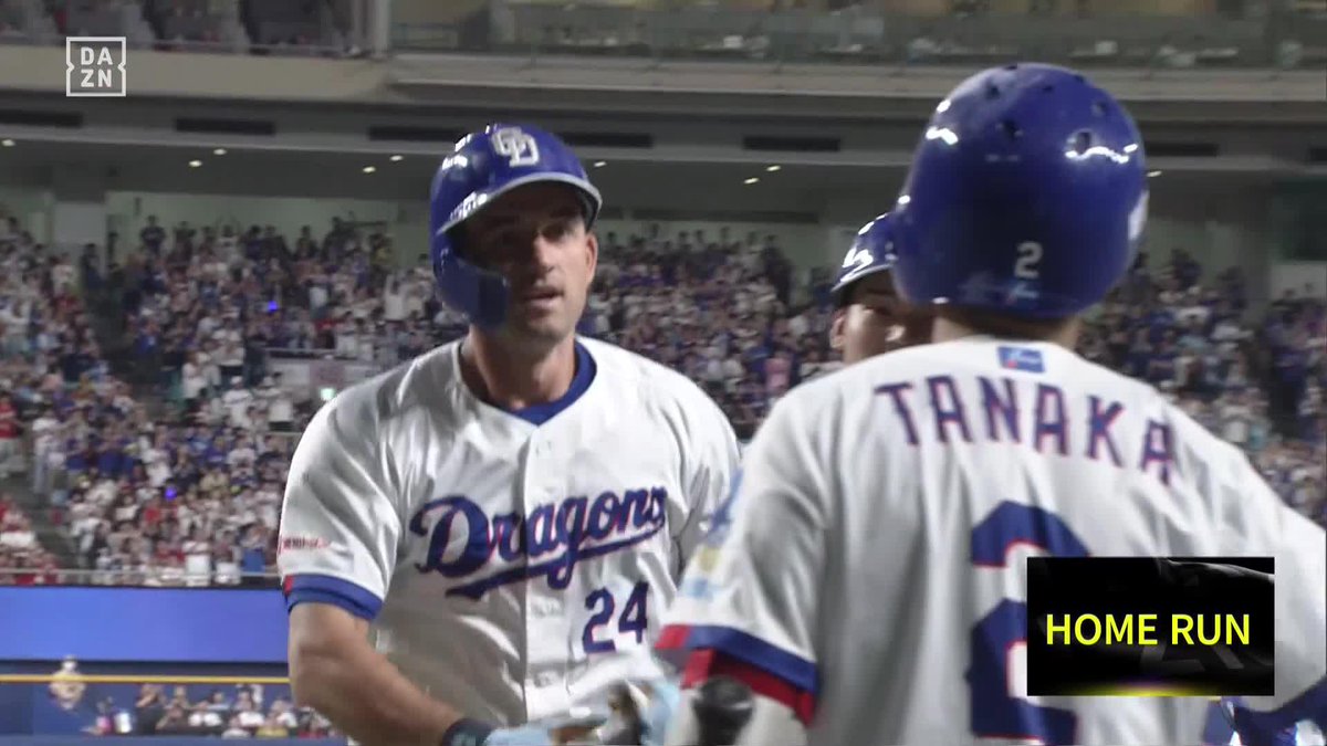 🎙️「これはいったでしょう」 会心の一発で追加点 ボスラー 第4号2ランホームラン ⚾️中日×広島 #dragons #だったらDAZN