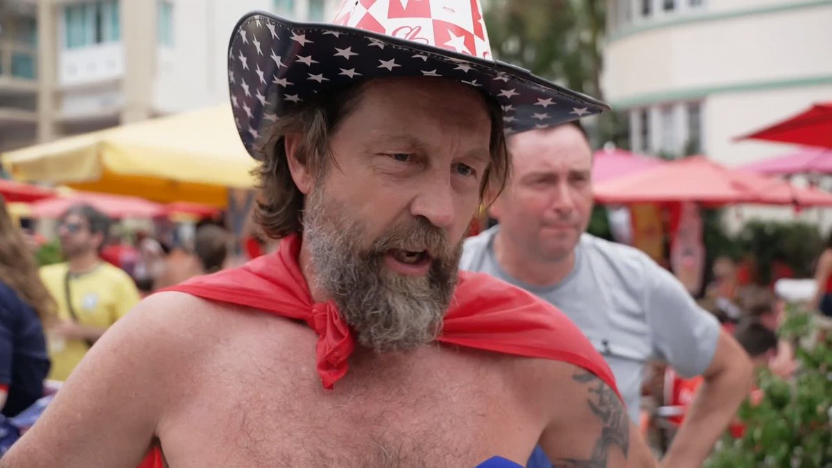 "If we win and we make it to the semi-finals, I'm going to have to sell my car" 🤣 These Norway fans are in high spirits ahead of their clash against England!
