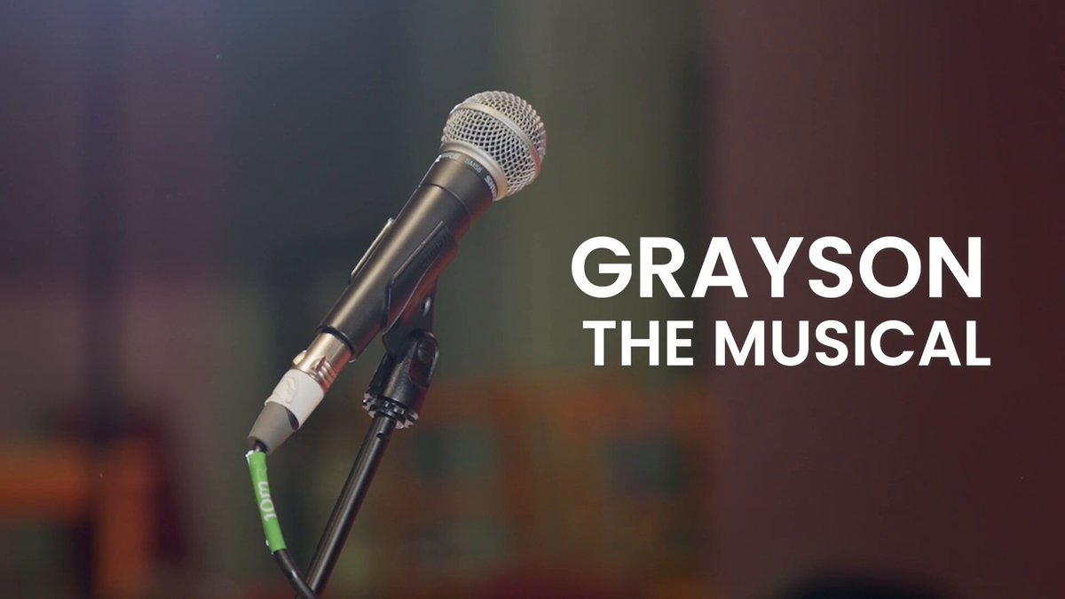 Grayson the Musical arrives in London next week for its workshop run and you can listen to a few of the tracks here!
