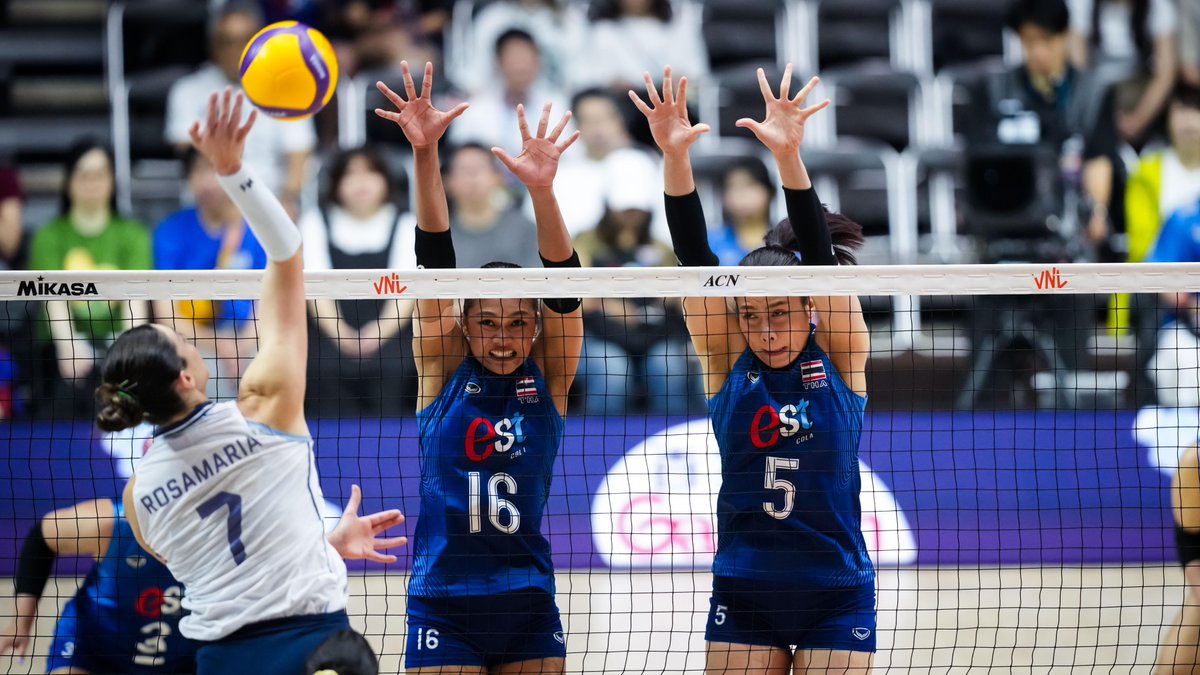 #VNL2026: 🇹🇭 THAILAND MAKE HISTORY ✨ AGAINST BRAZIL 🔥 Thailand stayed locked in 🔒 from start to finish to secure a 3-0 win, their first-ever VNL victory over Brazil 🤯 Their service pressure set the tone with 9 aces 🎯, while 6 blocks helped shut the door at the net 🙌. Thatdao Nuekjang led Thailand with 15 points, followed by Pimpichaya Kokram with 12 💪 📺 Watch the replays on VBTV: 🏐 #BePartOfTheGame #Volleyball