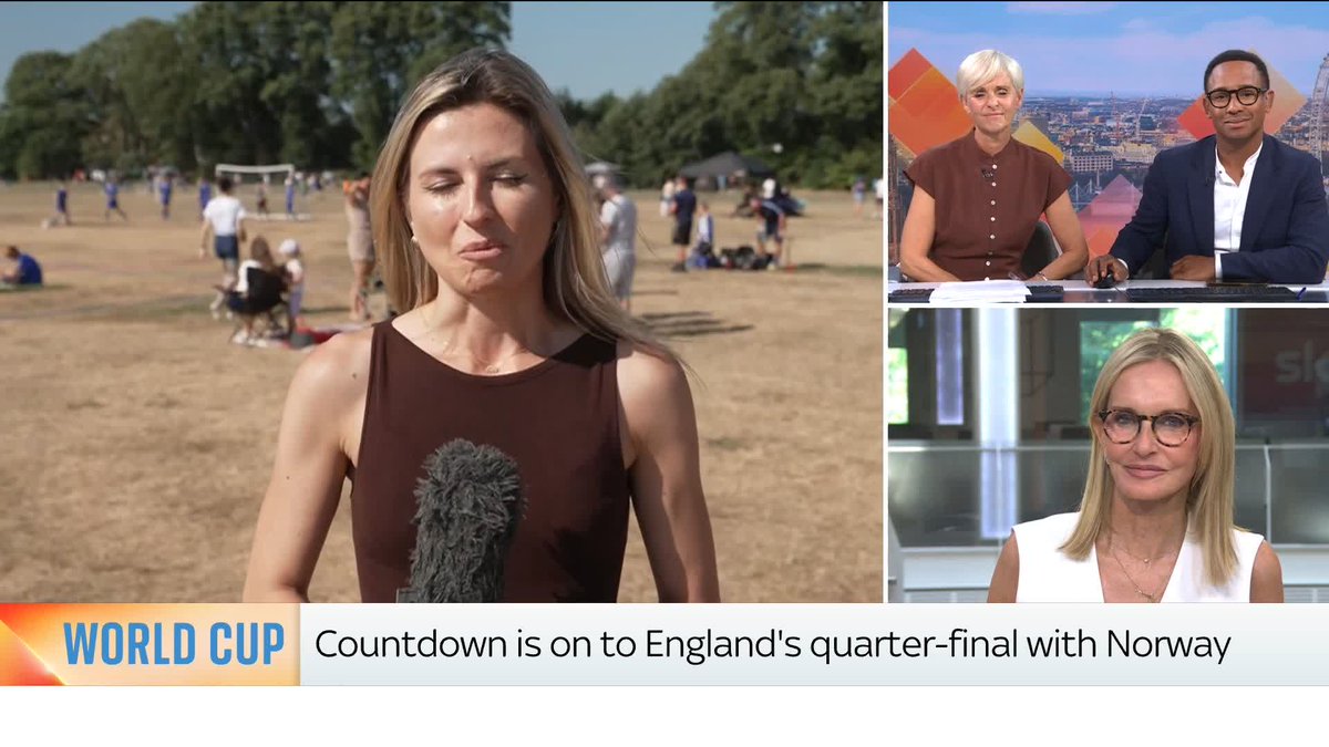 Have you got World Cup fever? ⚽️ Sky's Phoebe Southworth speaks to fans at Halliford Colts about the excitement 📺 Sky 501, Virgin 602, Freeview 233 and YouTube