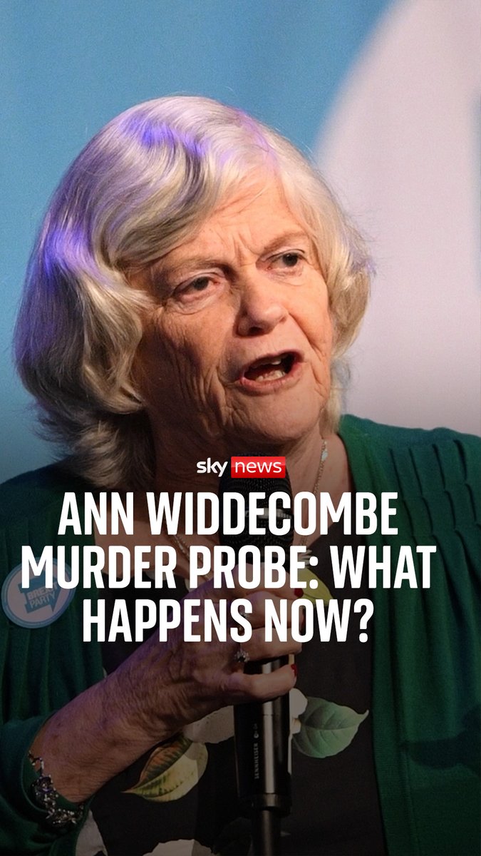Sky's Dan Whitehead reports from outside Ann Widdecombe's home, where police are continuing their investigation into her death. Latest: