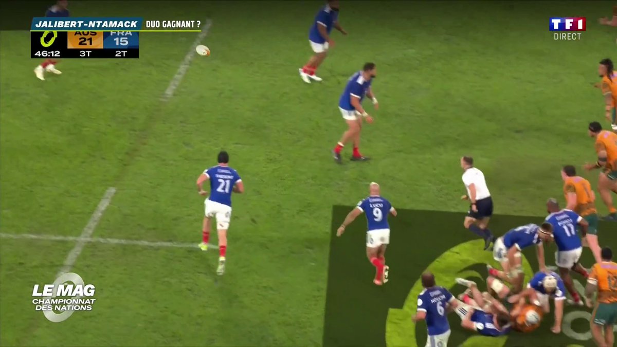 🥹 « C’EST UNE DINGUERIE ! » Aaron Grandidier Nkanang en larmes dans Le Mag. Le Français ne cache pas sa joie et repense à ses années de rugby à 7 qui l’ont mené jusqu’ici… 📺 Le Championnat des Nations continue sur @tf1 et TF1+