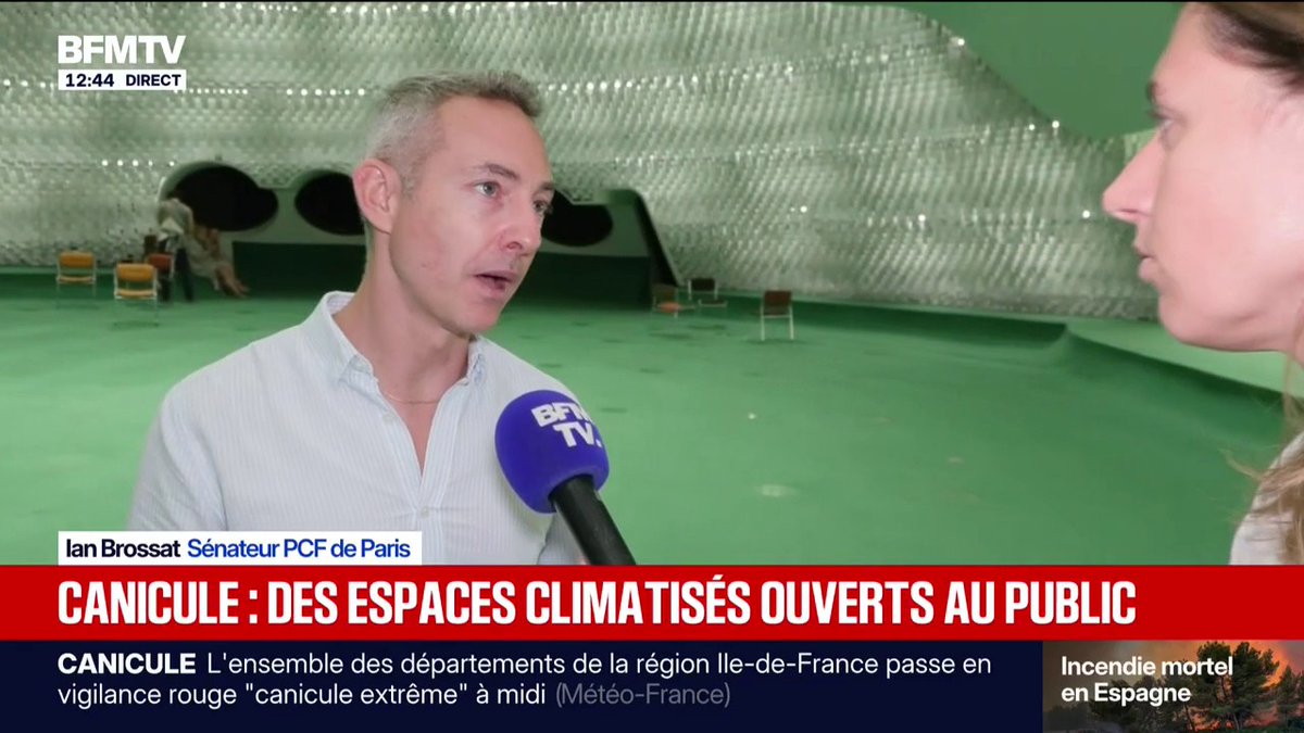 💬"L'accès à la fraîcheur est une question de survie" Le siège du PCF, climatisé, ouvert tout le week-end au public
