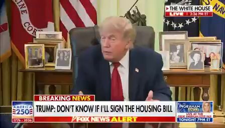 Reach around and give yourselves a big pat on the back... Trump heard you.. he's all in He's calling for the immediate firing of Elizabeth Macdonough, the Senate Parliamentarian who required (60) votes on key parts of the Save America Act