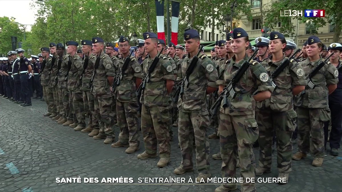 🇫🇷 Festivités du 14-Juillet : les préparatifs d'un défilé XXL 📺 #LE13H #JTWE de TF1 avec Anne-Claire Coudray