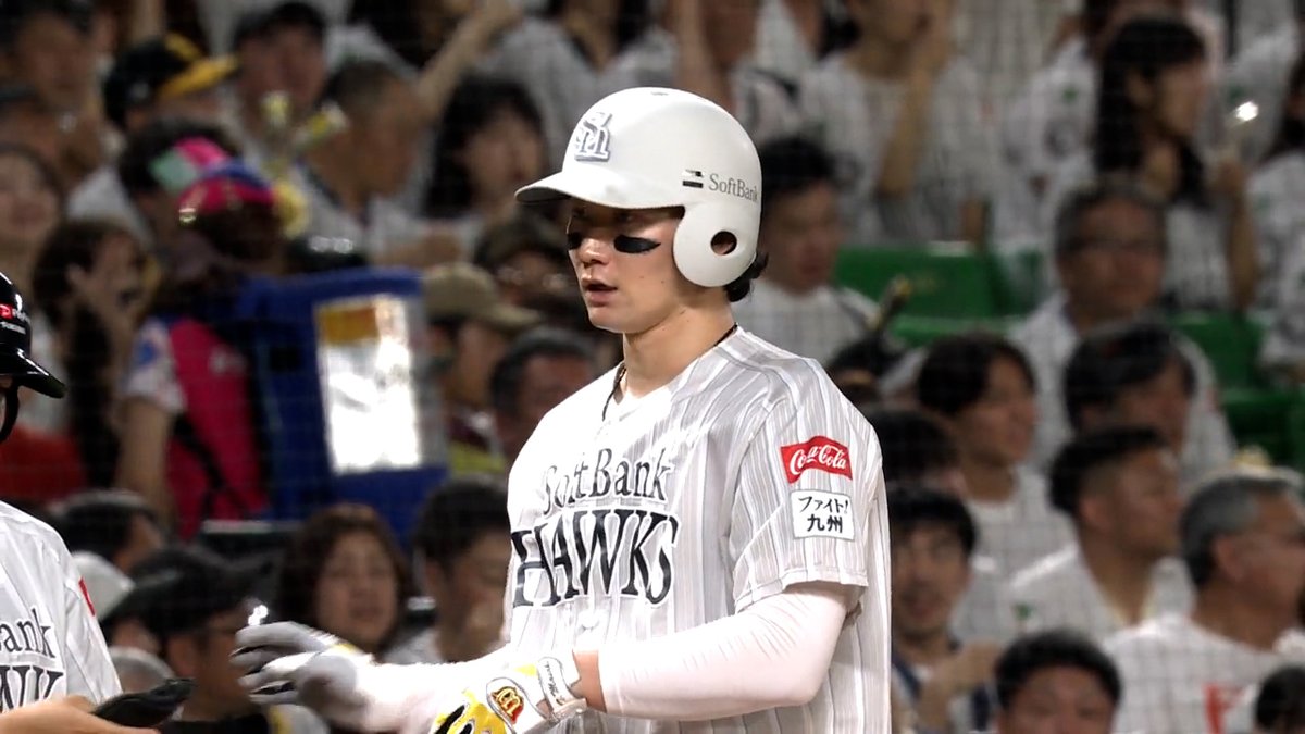 名手 #辰己涼介 も処理を誤る打球速度⁉ #正木智也 3試合連続ヒット＆マルチ安打達成✨ 規定打席には達していないものの打率3割越えと好調維持📣 #sbhawks #ベースボールLIVE で配信中[初月無料]