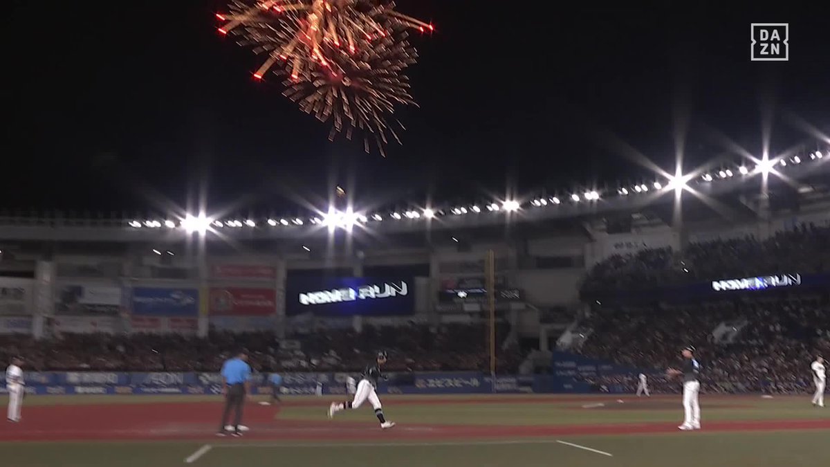 特大花火🎆 上段までかっ飛ばした 上田希由翔 第4号2ランホームラン ⚾️ロッテ×オリックス #chibalotte #だったらDAZN