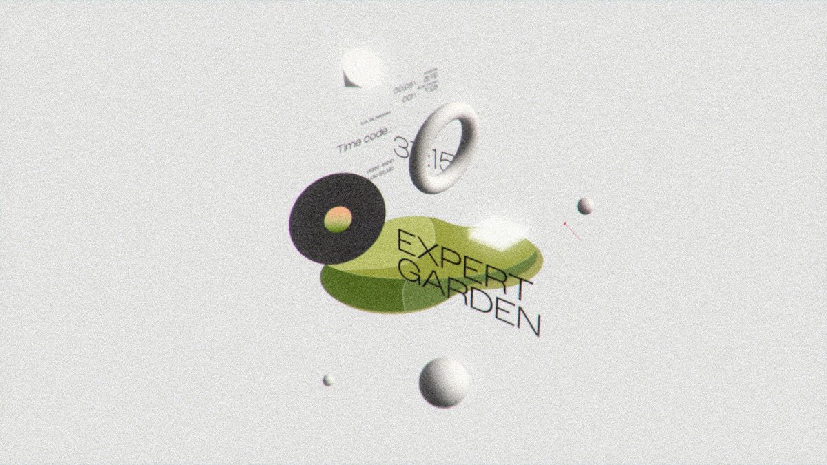 "EXPERT GARDEN" オープニングを作りました🌿🕶️🌺