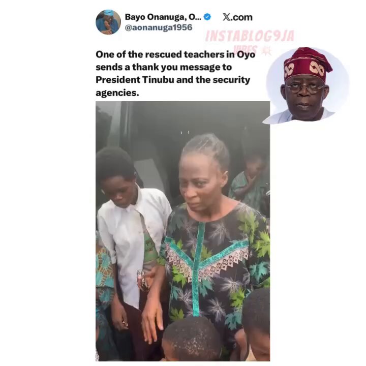 The rescue of the abducted Oriire, Oyo State pupils and teachers has sparked debate online after some questioned why a thank-you video to President Tinubu was recorded before the victims reunited with their families, while others argued that their safe return is what matters most. 👀🇳🇬