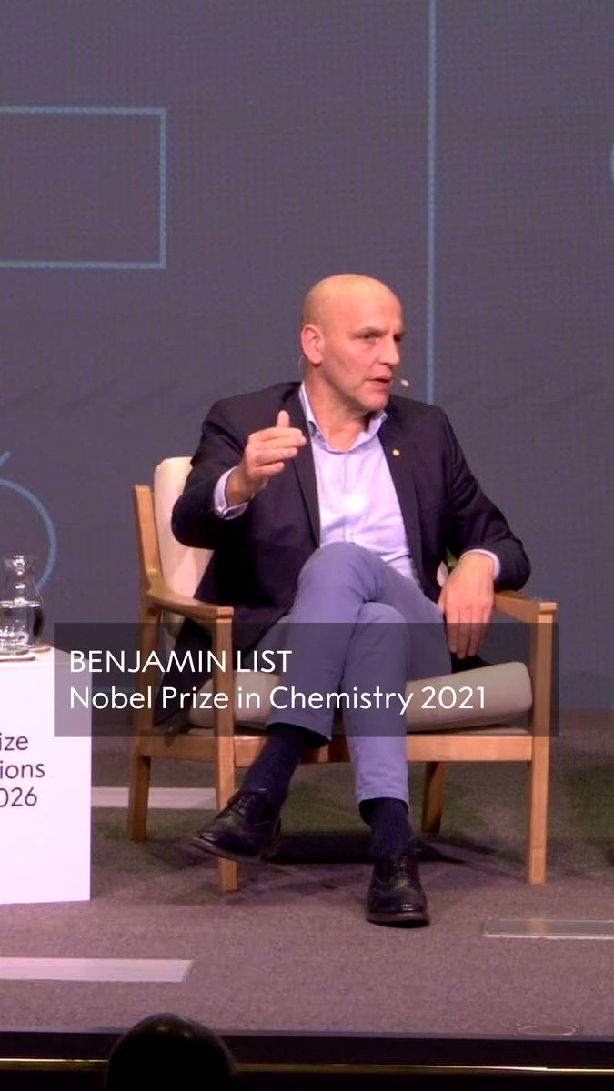 "For a scientific revolution to take place, it cannot be predictable." Words of wisdom from chemistry laureate Benjamin List on the beauty of discovery. Watch the full conversation:
