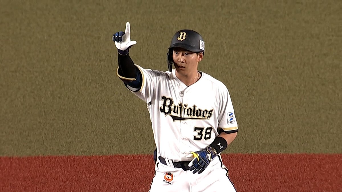 #来田涼斗 なんと3試合で8安打👀 初の1試合2本塁打を放った来田🎉 第4打席では2塁打を放ち長打のみで3安打 前日にも猛打賞を記録しており勢いが止まらない📣 #Bs2026 #ベースボールLIVE で配信中[初月無料]