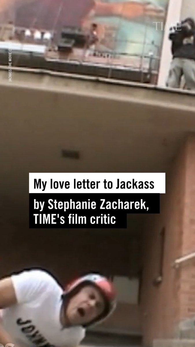 “It’s the opposite of toxic masculinity.” TIME’s film critic Stephanie Zacharek writes a love letter to the ‘Jackass’ movies. “There’s something joyous about the way these guys can so freely laugh, not just at one another, but at themselves.”