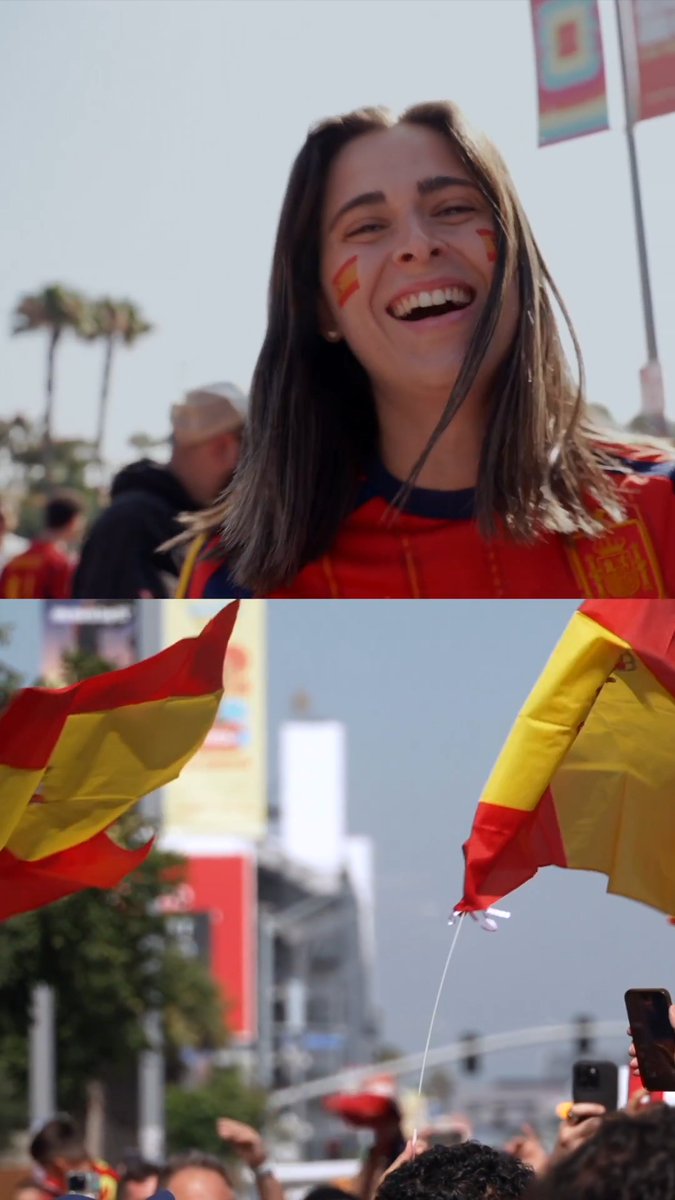 🗺️ Cádiz, Madrid, Sevilla, Barcelona, Ávila, Salamanca, Extremadura, Seattle, Cantabria, México, Zaragoza, A Coruña... Diferentes lugares, pero una misma pasión por la Selección Española Masculina de Fútbol. 😳 Es muy emocionante veros en la Fan Walk de esta #CopaMundialFIFA. ¡𝗚𝗥𝗔𝗖𝗜𝗔𝗦! #VamosEspaña