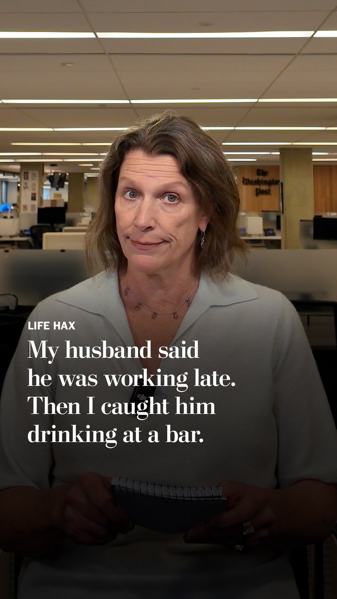 My husband said he was working late. I found him drinking at a bar with a co-worker. Should I be worried? Advice columnist Carolyn Hax weighs in.
