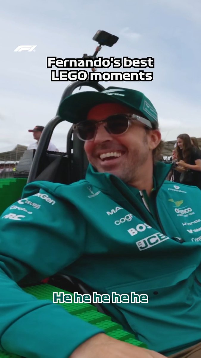 Fernando, ever the competitor 😂 #F1 #BritishGP