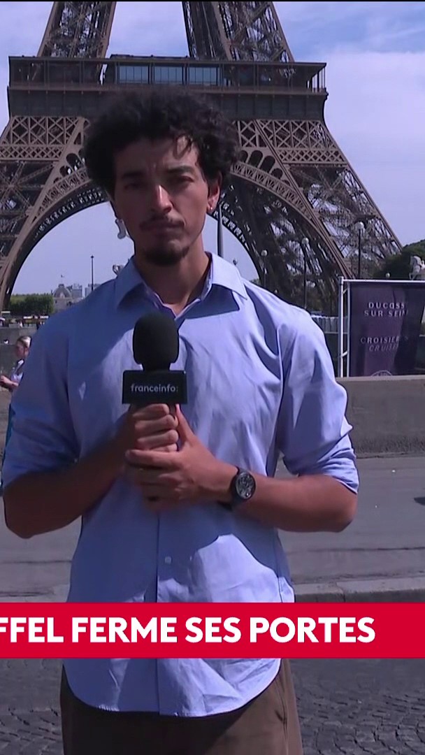 🔴 🔐 La tour Eiffel avance à 16h sa fermeture ce week-end, "en raison des fortes températures prévues". Le Louvre et musée d'Orsay ont pris des mesures similaires. #canal16