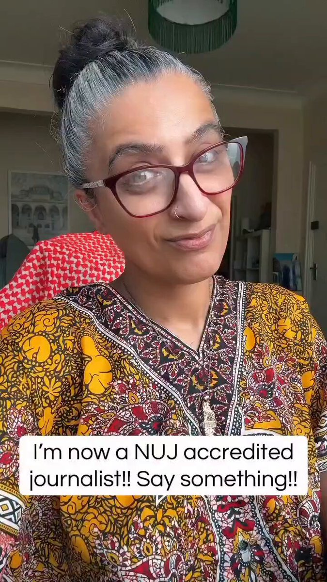 The NUJ have issued her with a press pass. Why?