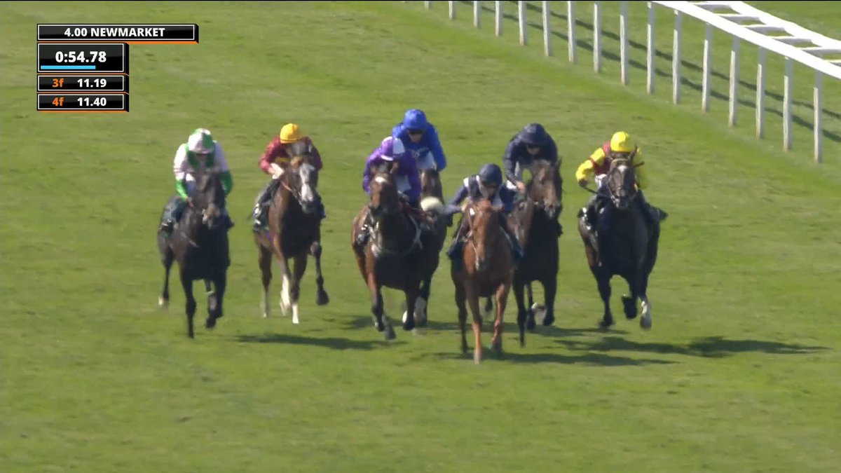 Wait for the replay 🤏 A tight finish in the Boodles Superlative Stakes but Al Hudaiba pips Abraham Lincoln 🥇 What a week it's been for William Buick 👏
