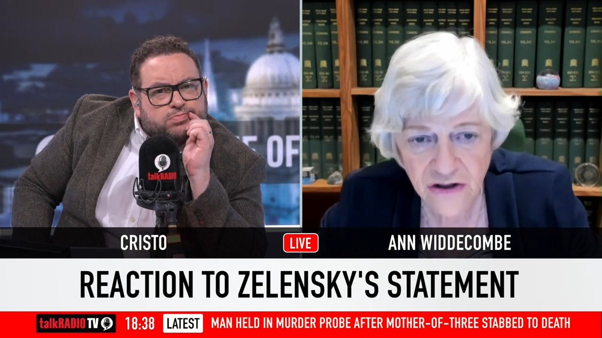 Ann Widdecombe: "No sane person wants to go to war with Russia."