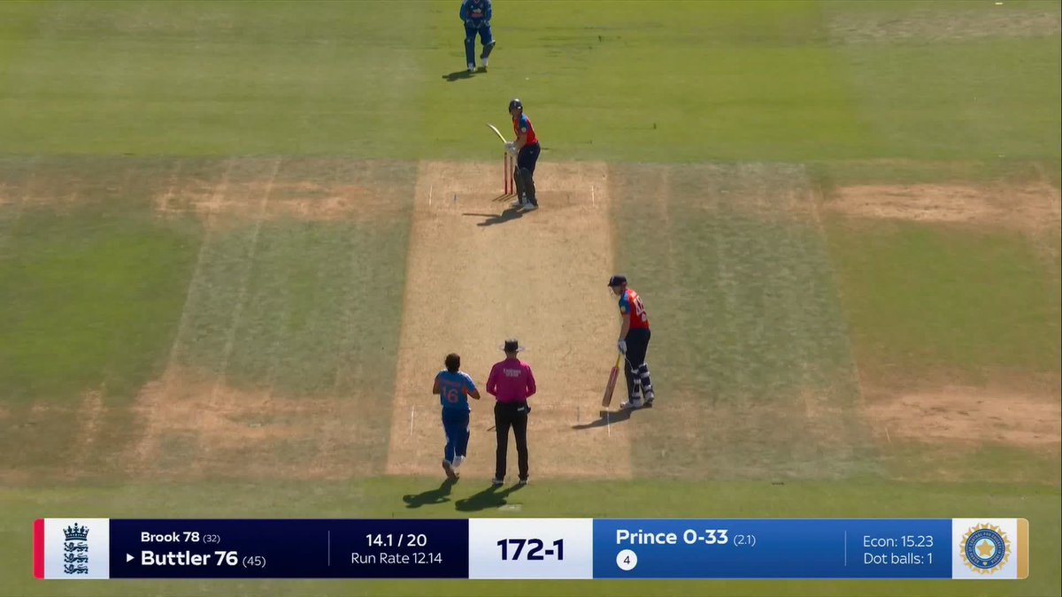 Jos Buttler and Harry Brook now hold the record second wicket partnership! 😮💨 What an afternoon for the pair 👏