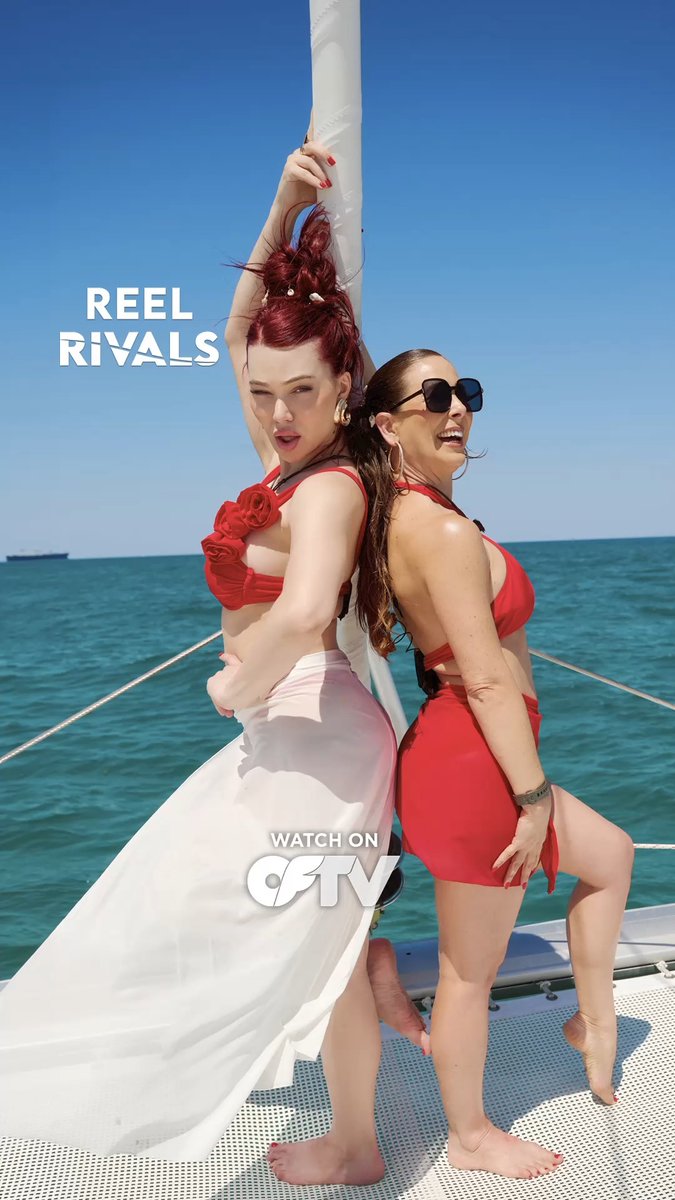 Welcome to #ReelRivals, @CherieDeVillexo and @OhitsEmmaRose 🐟 Watch them take on the open water only on OFTV! Stream FREE: