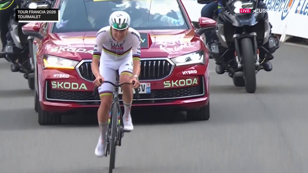 Elegimos en #LaMontonera las 5 mejores victorias de Tadej Pogacar ◼️ Vuelta Gredos 2019 ◼️ La Planche 2020 ◼️ Flandes 2023 ◼️ Livigno Giro 2024 ◼️ Tourmalet 2026 Y os preguntamos, ¿cuál es la mejor para vosotros? ¿Creéis que falta o sobra alguna en este top-5? 🤔 #TDF2026
