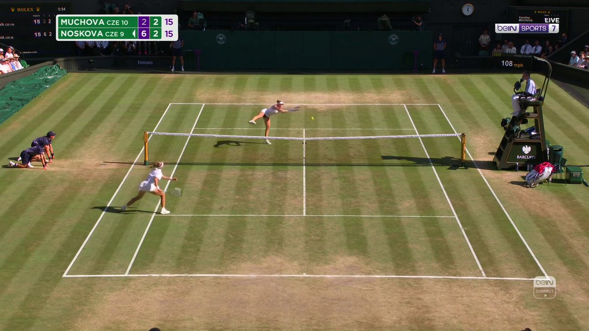 أبدعت ليندا نوسكوفا في هذه النقطة الرائعة! 🤩🎾 شاهدوا المباراة مباشرةً وحصرياً على beIN SPORTS 7 📺 #ويمبلدون