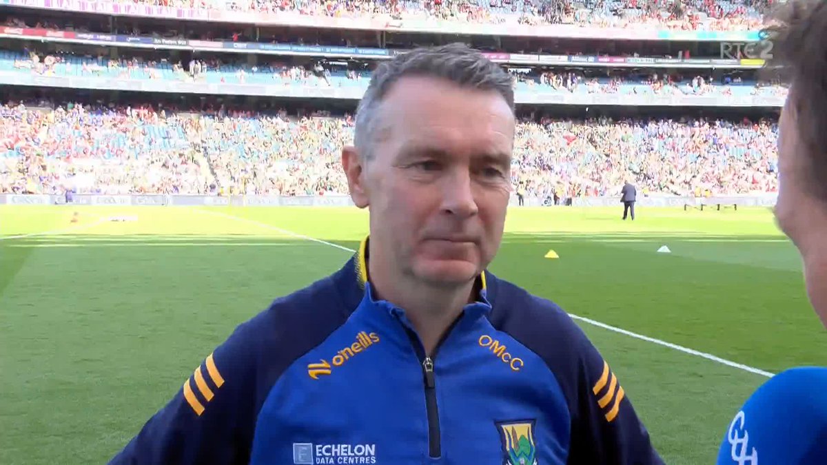 "Why not us?" Wicklow manager Oisín McConville reflects on a brilliant day for his Wicklow side. Watch live on RTÉ 2 & RTÉ Player or listen live on RTÉ Radio 1. #SaturdayGame