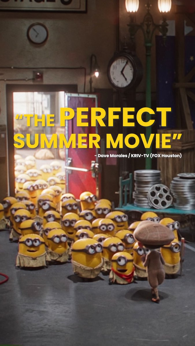 see the movie minions everywhere are calling "the best movie ever." Minions &amp; Monsters is now playing in theaters.