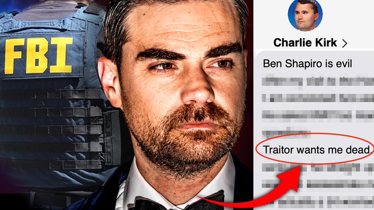 🚨 Bombshell Video: Charlie Kirk Warned 'Mossad Agent' Ben Shapiro Was Planning to Kill Him A disturbing video recorded in the final days of Charlie Kirk's life has resurfaced. Kirk said he knew he was being hunted. He claimed Israeli intelligence had marked him for death. And one name kept coming up again and again: Ben Shapiro.